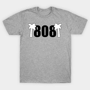 808 Hawaii Palm Trees T-Shirt